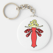 Red Fairy Keychain