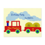 Red Farm Tractor Birthday Party Invite