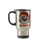 Red Female Me Gusta Comic Rage Face Meme Mug