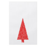 Red Festive Tree. Red and White. Christmas. Custom flyers