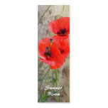 Red Field Corn Poppies Bookmark