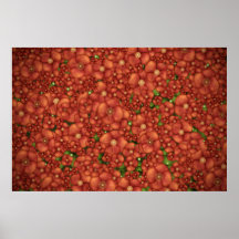 Red Field Print