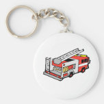 Red Fire Truck Key Chain