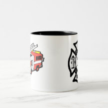 Red Fire Truck Mug