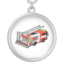 Red Fire Truck Custom Jewelry