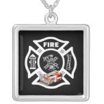 Red Fire Truck Rescue Custom Jewelry