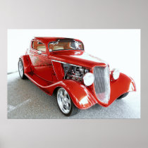 Red Flames and  Flared Fenders