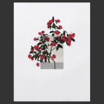 Red Floral Branch Flyer