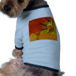 Red Flower pet clothing