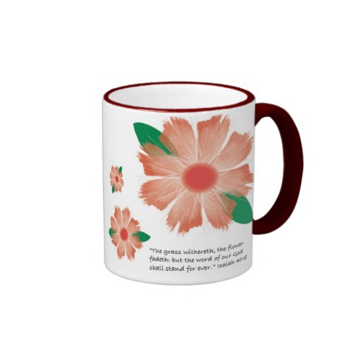Red Flower Fades -- Variation 1 Mug