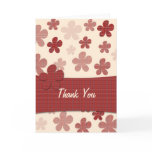 Red Flowers and Textile Pattern cards
