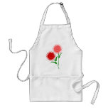 Red Flowers aprons