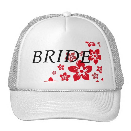 Red Flowers Hats