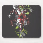 Red flowers Mousepad