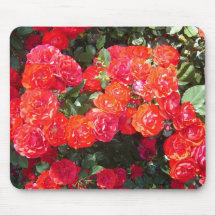 Red flowers mousepads