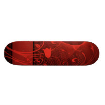 red flowers Skateboard