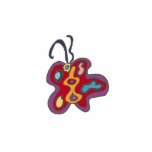 Red Flutterfly Pin photo sculptures