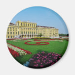 Red Formal gardens at entrance to Schonbrunn Palac Magnet