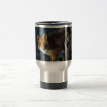Red Fox at Shipwreck Courtney Ford Mugs