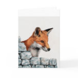 Red Fox Greetings Card