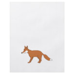 Red Fox. Illustration. Cartoon. Custom flyers