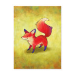 Red Fox Postcard