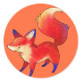 Red Fox Small Stickers