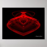 Red Fractal posters