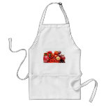 Red Fruit And Vegetables Aprons