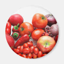 Red Fruit And Vegetables Magnet