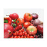 Red Fruit And Vegetables Post Card