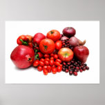 Red Fruit And Vegetables Posters