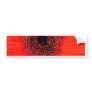 Red Gerbera Bumper Sticker