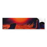 Red giant Sun bumper stickers