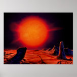 Red giant Sun posters