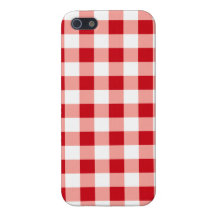 Red Gingham Case For iPhone 5