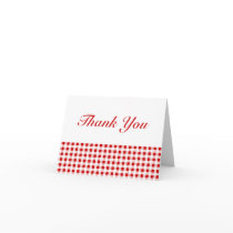 Red Gingham + Custom Colour