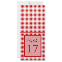 Red Gingham + Custom Colour