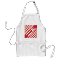 Red Gingham & Cutlery Aprons