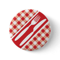 Red Gingham & Cutlery