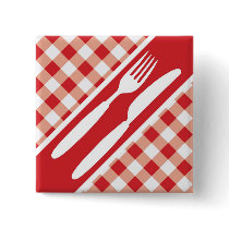 Red Gingham & Cutlery