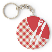Red Gingham & Cutlery