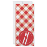 Red Gingham & Cutlery