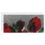 Red Glass Tulips Rack Cards