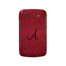 Red glitter blackberry bold cases