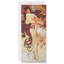 Red Goddess Personalized Announcements
