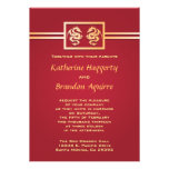 Red & Gold Dragon Invitations