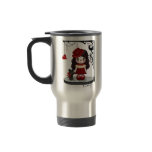 Red Gothic Girl Junket Jug Mug