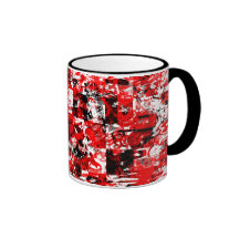Red Graffiti Mug