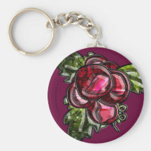Red Grapes Key Chains